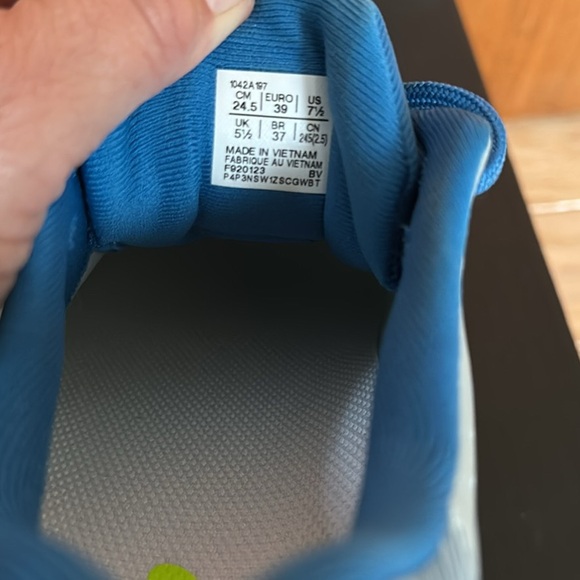 ASICS Women's Athletic Shoes in Blue and White - Picture 6 of 6